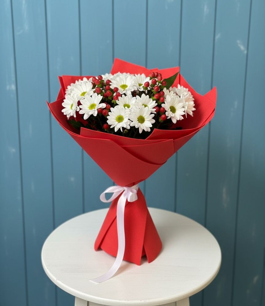 Букет цветов из: Хризантемы в Новочеркасске