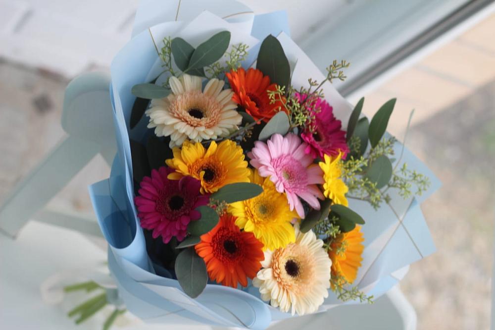 Букет цветов из: Герберы в Новочеркасске