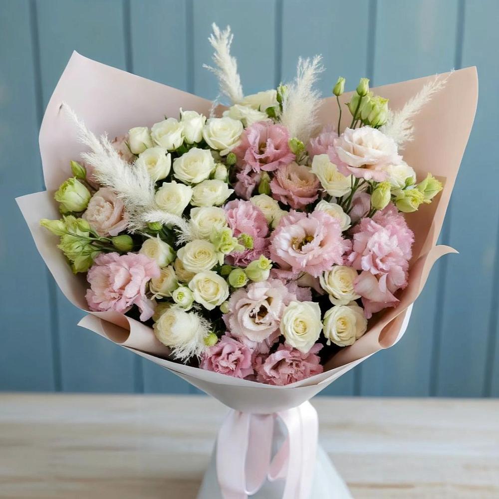 Букет цветов из: Альстромерии и Розы в Новочеркасске