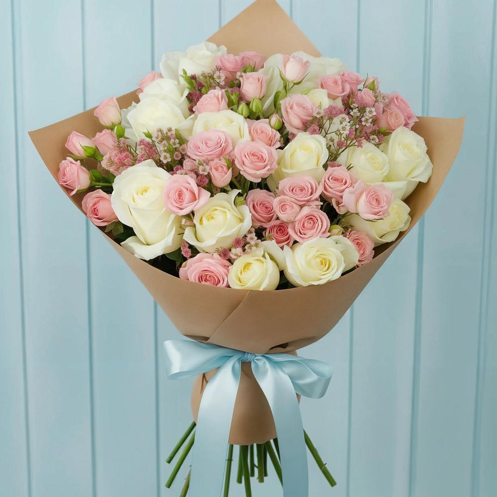 Букет цветов из: Розы в Новочеркасске