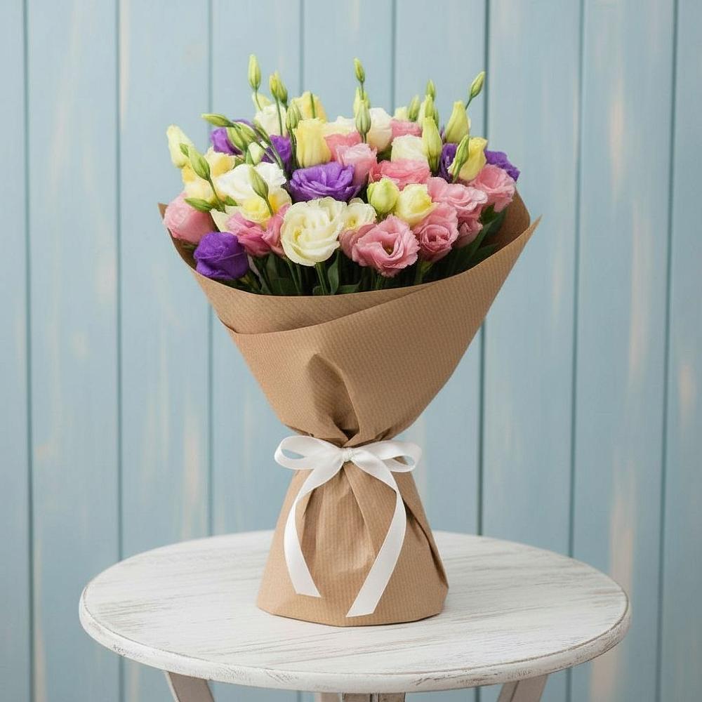 Букет цветов из: Лизиантусы в Новочеркасске